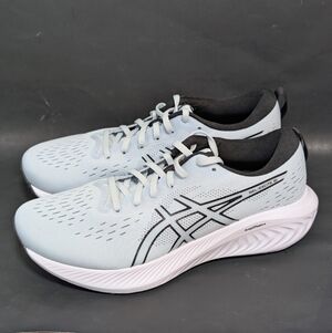 MEN'S ASICS GEL EXCITE 10 COOL GREY/BLACK RUNNING SHOE SIZE 9.5 F710324